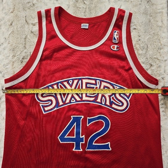 Vintage Champion Jerry Stackhouse #42 Sixers Jersey Large 44 - Picture 4 of 11